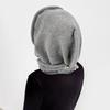 Women's Winter Scarf & Hat Combo: Imitation Cashmere Knit Pullover Hat Wrap