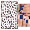 1PCS Sakura Nail Stickers Dandelion Nail Art Decoration Nail Decals Tulip Self-adhesive Flowers Stickers Press On Nails Stickers