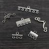 30 Stück Antik Silber Plated Vintage Bar Rechteckig Retro Verbinder Anhänger Anhänger DIY Halskette Schmuckzubehör Zubehör