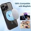 Plating Case for Magsafe Magnetic Clear Camera Lens Protector Glass Case for IPhone 13 15 14 12 11 Pro Max Shockproof Cover