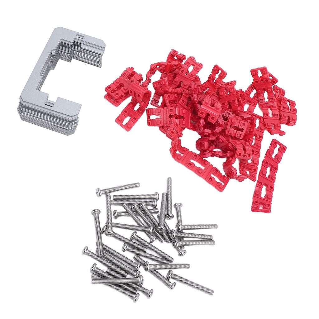 24PCS Metal Wall Plate Spacers 96PCS Electric Receptacle Box Outlet Spacers Set with Stainless Steel