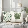 Cactus Plant Print Home Decor Pillowcase Bedroom Living Room Sofa Decoration Polyester Cushion Cover With Zipper