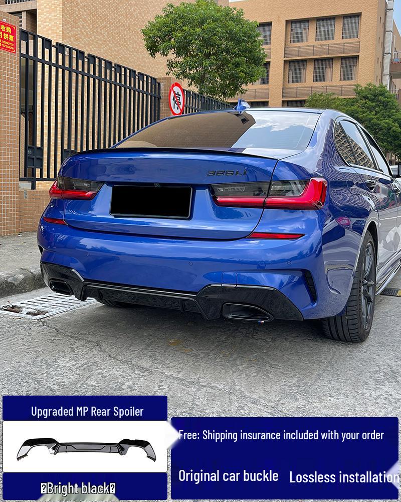 Front Lip & Bumper Kit for 20-25 BMW 3 Series - Black MP