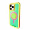 For iPhone 13 14 15 16 17 Pro Max Case Magsafe Happy Dapamine Color Anti-Collision Drop-proof Protective Cover for Summer Girls