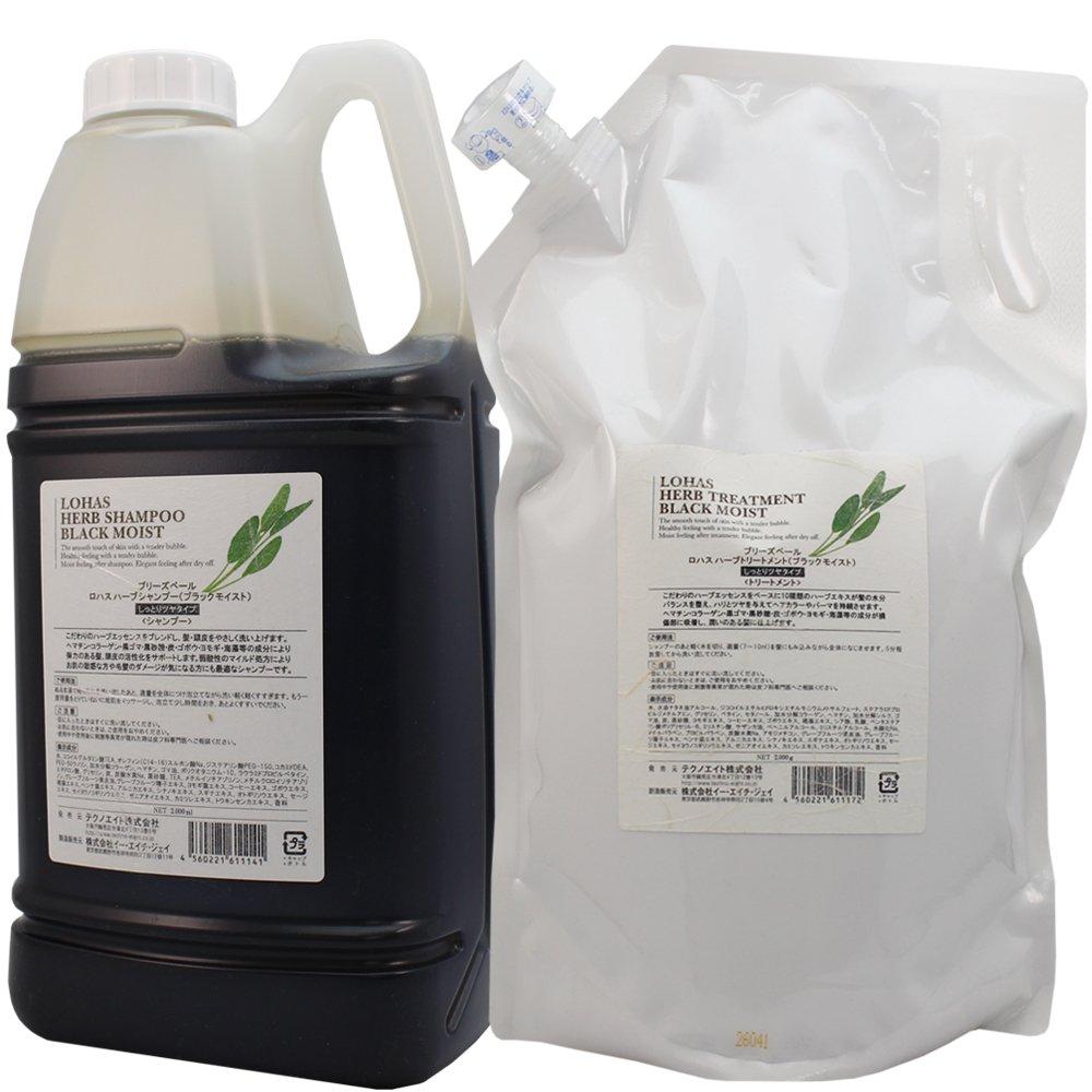 

Techno Eight LOHAS Herbal Shampoo Black Moist 2000 мл Herbal Treatment Black Moist 2000 г Refill & (набор) [Без силикона]