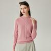 Zhaojun 2025 Autumn/Winter Women's 100% Cashmere Semi-High Neck Sweater