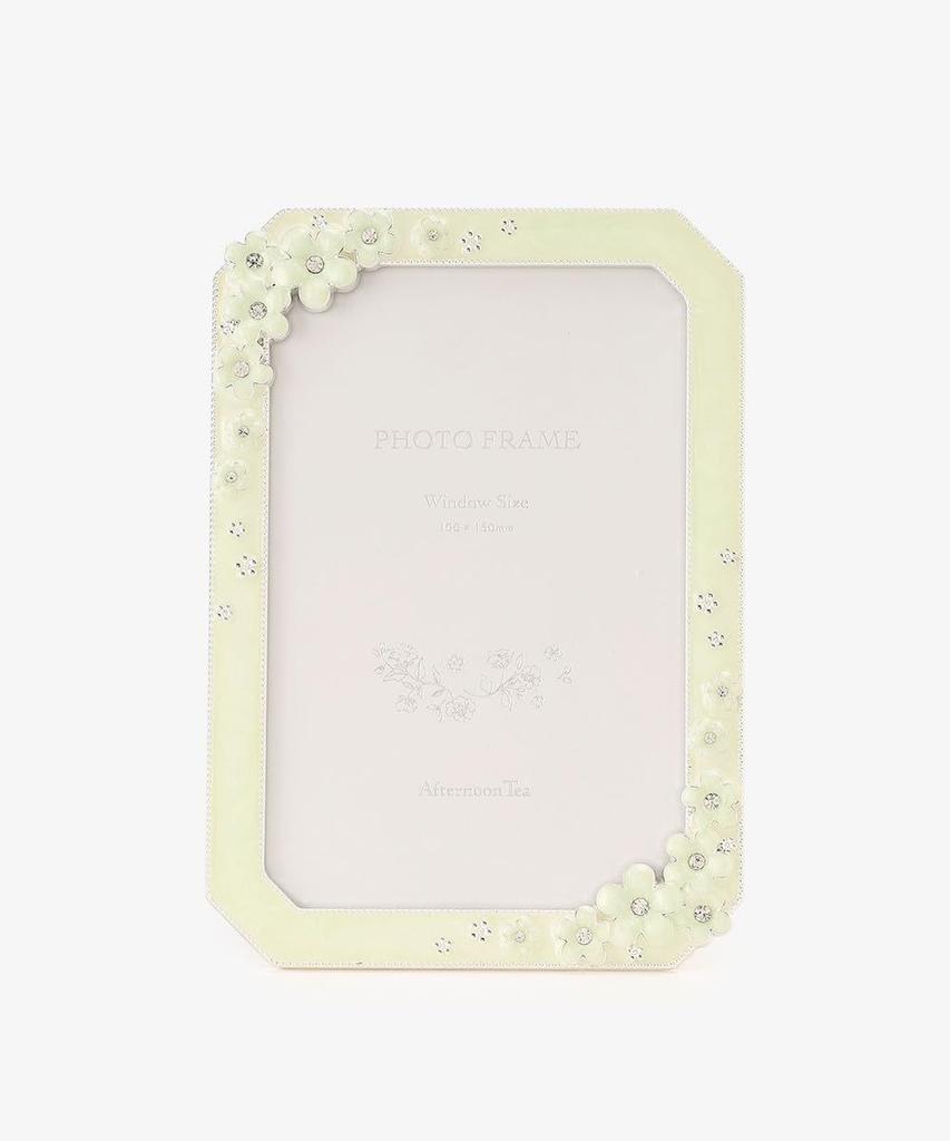 Tea AfternoonTea LIVING Photo Frame JC13 Flower Decoration Photo Frame Green [Afternoon Living]