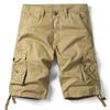 Pantalones cortos militares tácticos urbanos de verano para hombre, pantalones cortos holgados informales de algodón con múltiples bolsillos para senderismo al aire libre, pantalones cortos de combate