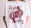 Lesbian Pride Shirt TwoQueens Kissing Playing Card TShirt