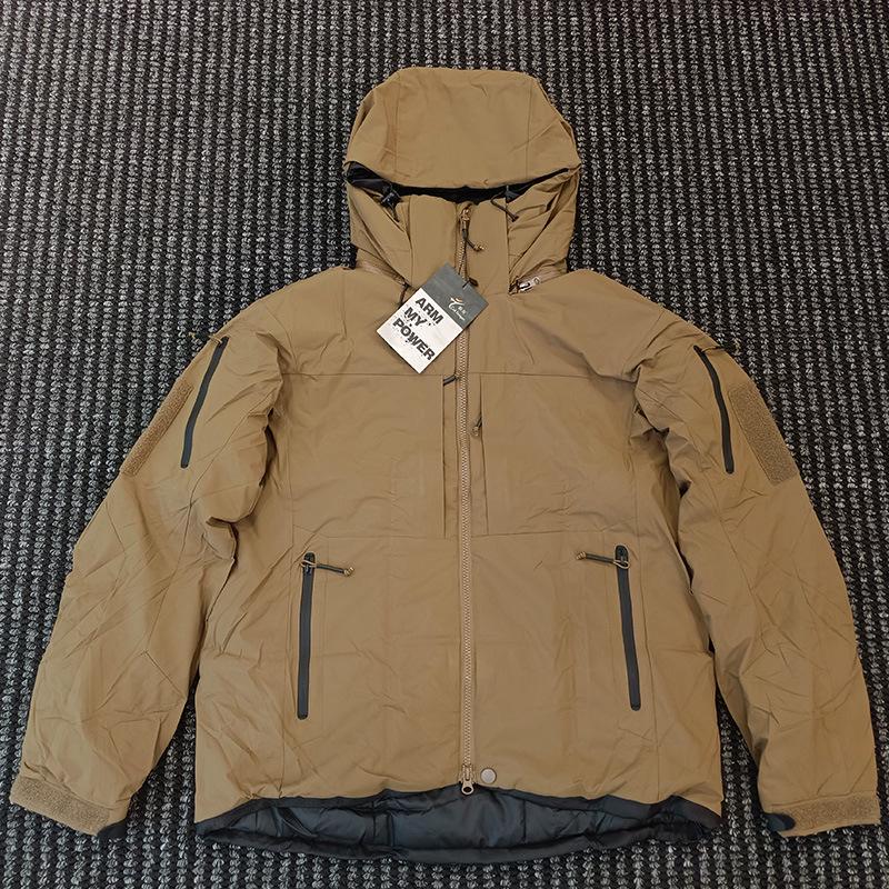 Huan Long Men's Tactical Water-Repellent Camouflage Jacket for Mountaineering and Winter Cycling