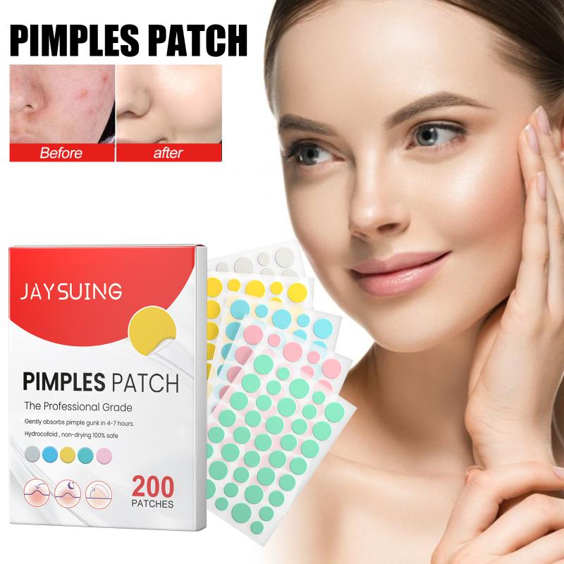Hydrocolloid Patch Star Shaped Invisible Pimple Spot Cover Stickers for Face All Day Skin Support 200pcs