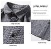 Men's Warm Loose Jacket - Spring and Autumn Collection: Casual, Comfortable Outerwear
