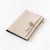 Midori Notebook 15360006 Laid-Back Cover, B6, Fabric, Beige,