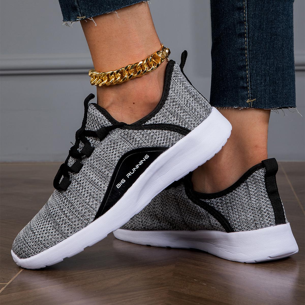 

Autumn New Casual Shoes Lace Up Shoes Lightweight Comfortable Breathable Walking Sneakers Tenis Feminino 36