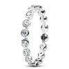 New 925 Silver Plant Bee Flower Women's Ring Suitable for Wedding Parties Wear DIY High Quality Jewelry Gifts