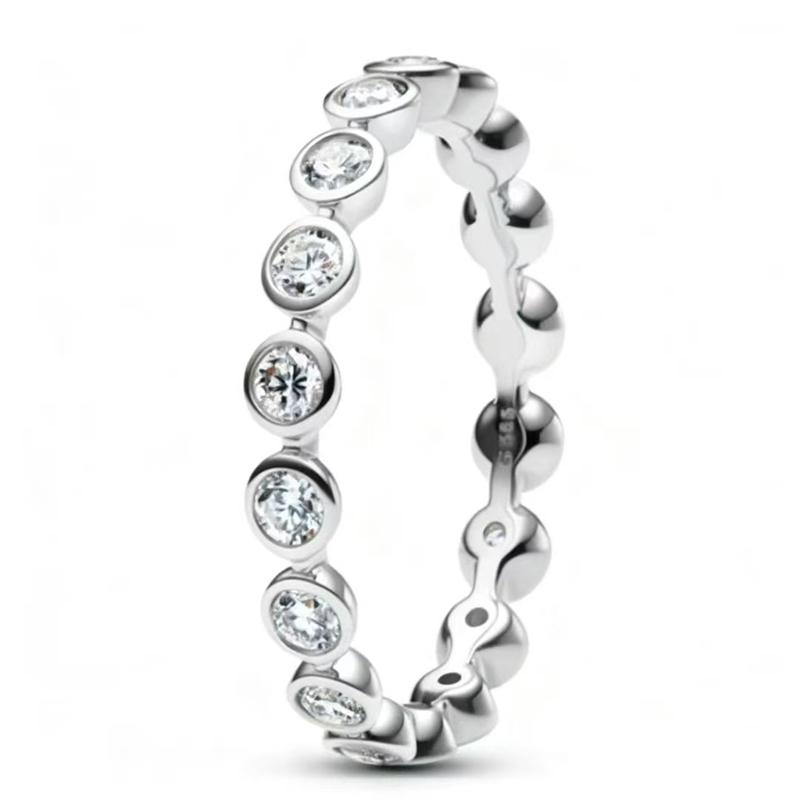 New 925 Silver Plant Bee Flower Women's Ring Suitable for Wedding Parties Wear DIY High Quality Jewelry Gifts
