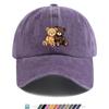 Outdoor Sports Style Teddy Bear Print Baseball Cap Breathable Adjustable Duckbill Hat AllSeason MultiFunctional Outdoor Hat