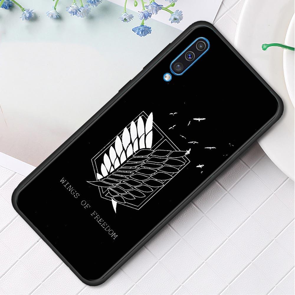 Anime Attack On Titan Girl1 Case For Samsung Galaxy A50 A70 A10 A20e A30 A40 A20s A10s A10e A80 A90 A60 A30s Silicone Capa Shell