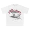 Übergroßes T-Shirt Herren Baumwolle T-Shirts Y2k Oberteil Vintage Sommer Koreanische Mode Streetwear Harajuku Grafik Hip Hop Ästhetik Kleidung
