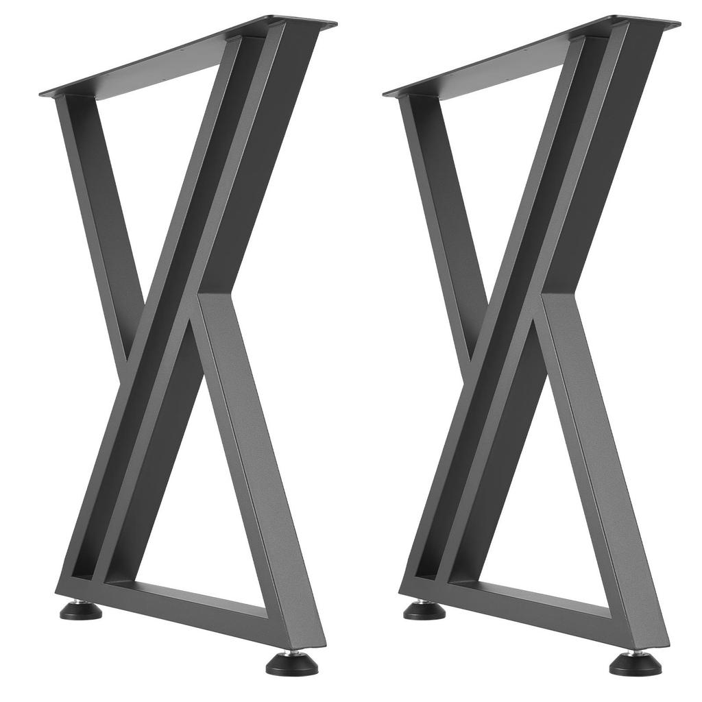 Table Legs, 740 X 610 Mm (H X W) Steel Furniture Legs, 1000 Kg Max Load Heavy Duty, Easy Installation, Stable for Home Office Desk DIY, Coffee Dinner