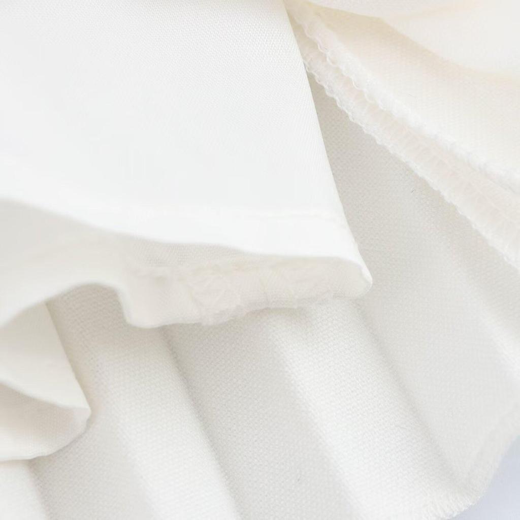 Spring 2025 Women's European & American Style Fashion Pleated Casual Culottes