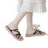 Sandals Women's New Versatile Summer Flat Korean Version Outer Slippers Summer Two Wear Ins Trendy Roman Shoes