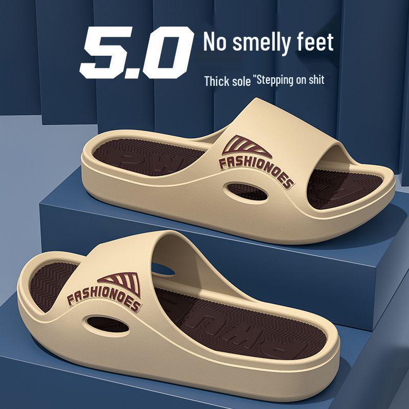 Men's Summer Slippers - Trendy, Soft, Comfy for Home, Bath, or Beach Use