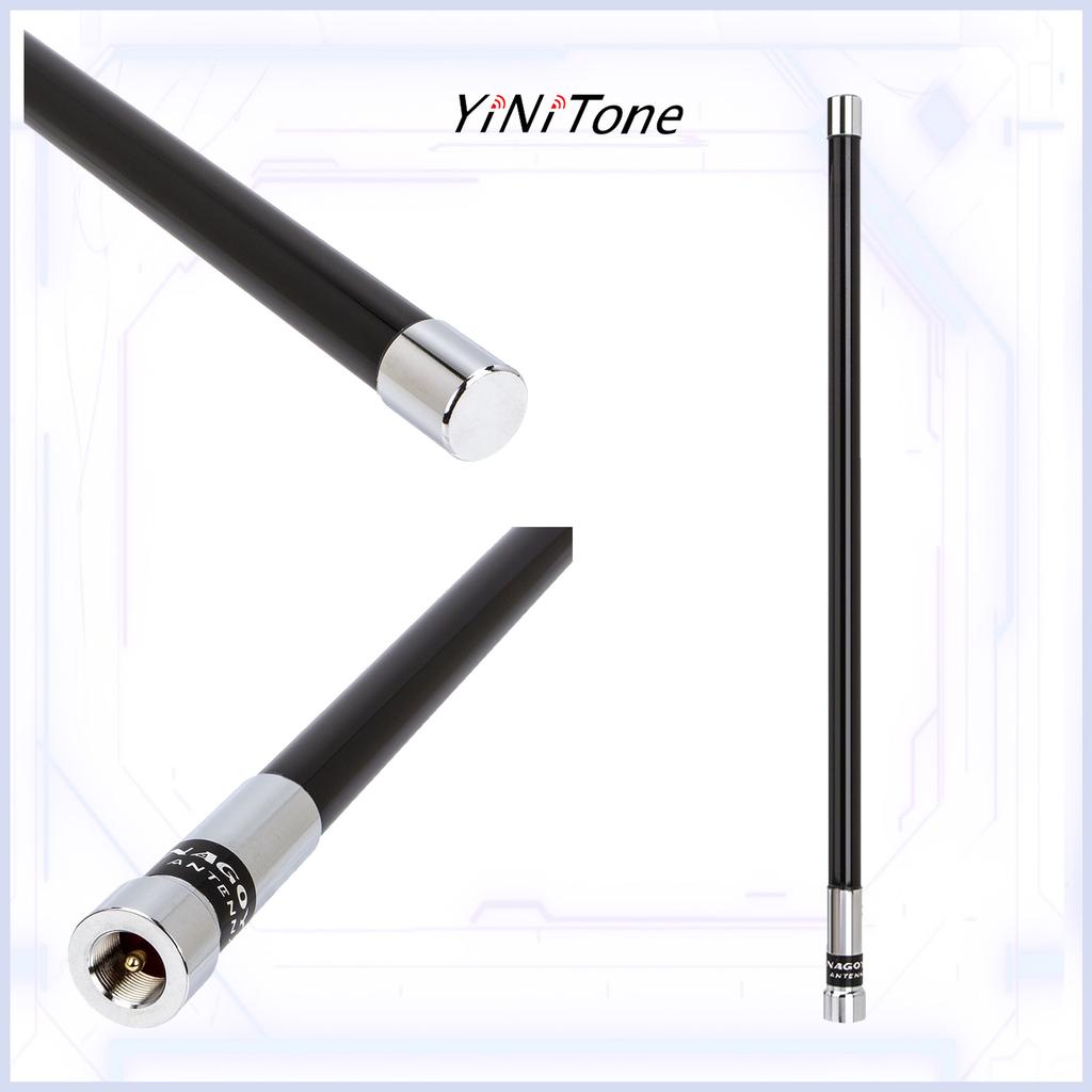 NL-550 VHF UHF 144MHz 430MHz Dualband Glasfaserantenne 200W Hoher Gewinn 3,0 dBi 5,5 dBi für Mobilfunkgerät Auto Funkgerät