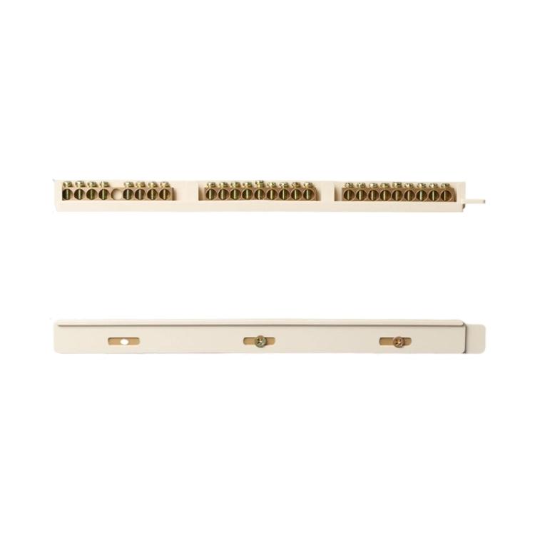 Wire Screw Connector Heavy Duty Brass Terminals Block Junction Box Grounding Brass Connection Row Electrical Connectors