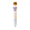 Fast Food Themed 10-Color Ballpoint Pen French Fries Burger Topper Designs Multi-Color Writing Tool for Journaling And Notes