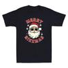 Merry Rizzmas Christmas Rizz Funny Santa With Sunglasses Vintage Men's T-Shirt