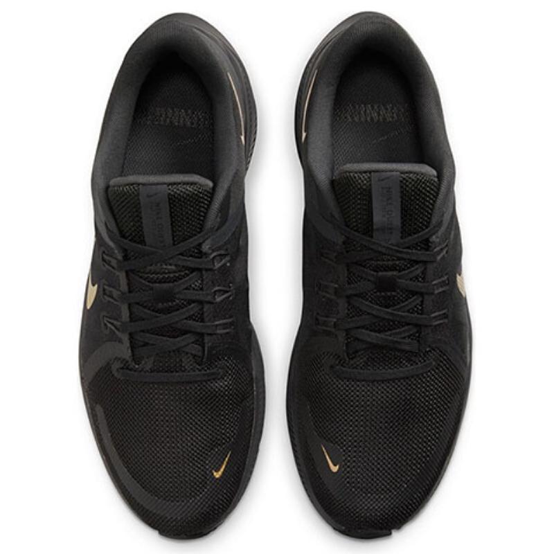 Nike Quest 4 Black Metallic Gold Sneakers DA1105-010