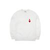 MLB Los Angeles Dodgers Sweatshirts Unisex White Crew Neck Moderate Regular 3AMTH0114-07IVS