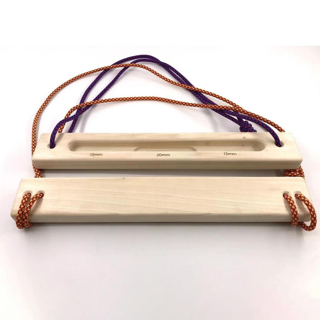 Rock Climbing Training Board Wood Hangboard Portable Finger Workout For Climbing Safety Supplies