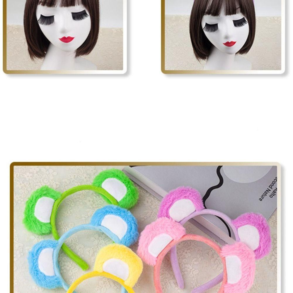 Bear Ear Design Bear Ear Hairband Headwear Prop Halloween Hairband Cute Party Hairband Party Props