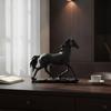 Resin Decorative Horse Contemporary Animal Figure Home Decorative Sculpture for Office Table Ornament