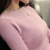 New Long Sleeve Pullover Knitted Women Sweater Casual O Neck Bottoming Shirt Simple Fashion Elegant Inner Spring Autumn Top Slim Fit Knitted Sweaters