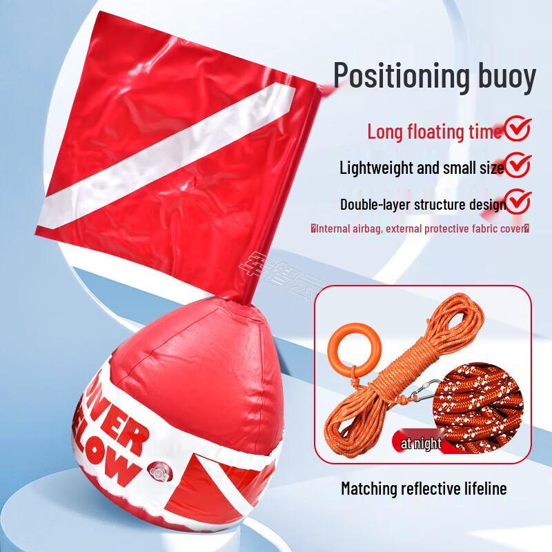 PVC Inflatable Marine Positioning Buoy with Flag