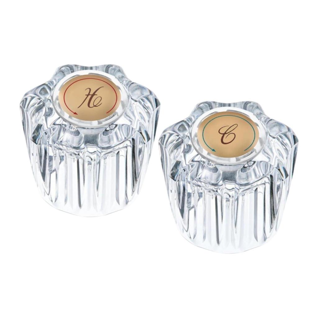 Acrylic Shower Knob Multiuse Shower Handle Wear Resistant Tub Faucet Handle Bathroom Accessories for Washroom Hotel Fittings