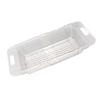 Kitchen Sink Fruit Vegetable Strainer Modern Minimalist PET Kitchen Telescopic Drain Rack Plastic
