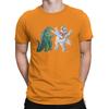 Kaiju With A Sweet Tooth T-Shirts for Men Attack Of The Marshmallow Unique Cotton Collar Short Sleeve T Shirt Graphic Printed