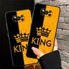 Case for Xiaomi Poco F8 C61 C75 C71 M5 F1 X3 X4 X5 X7 Pro M3 M4 M7 F3 C50 Funda Phone Cover Crown Letters