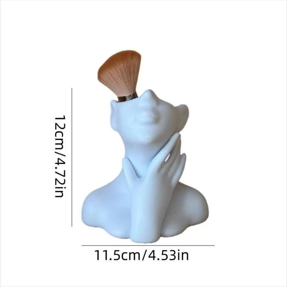 Human Statue Pencil Holder Large Capacity Desktop Organizer Storage Rack  Nordic Style