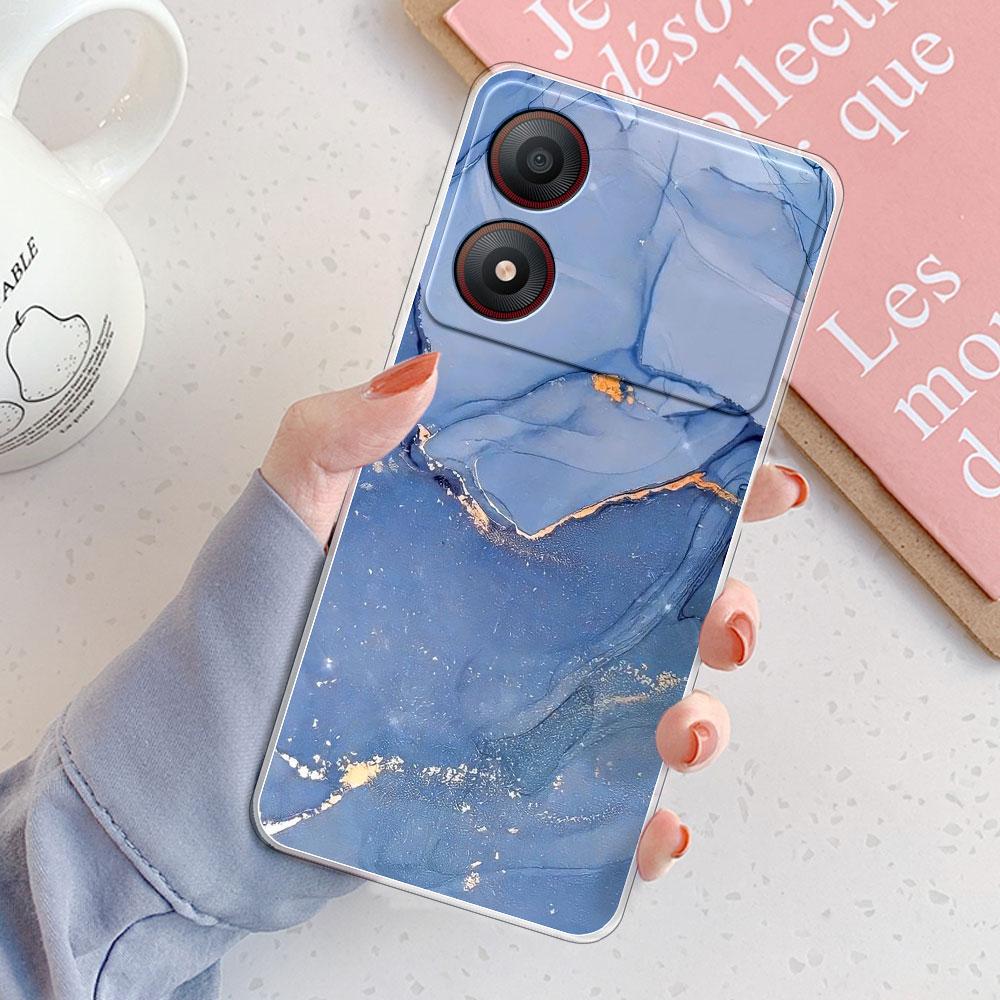 Für ZTE Blade A34 Hülle Für ZTE Blade A54 Cover Mode Klar Schutz Weiches Silikon Handyhüllen Für ZTE Blade A34 A54 Coque Funda