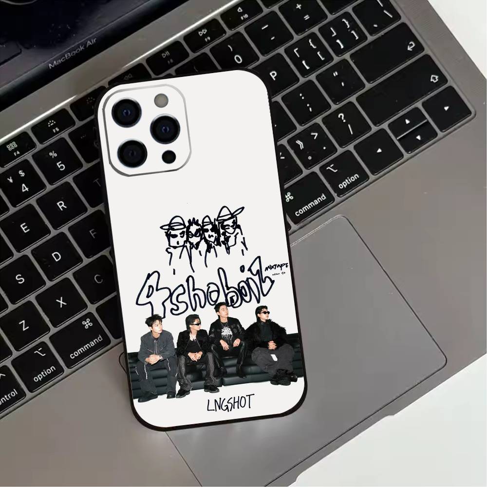 LNGSHOT Hip-hop Phone Case For iPhone 17,16,15,14,13,12,11 Plus,Pro Max,XS,Soft Silicone Black Cover