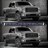 9 Inch Front Grill Rear Tailgate Emblem Fit For Ford 04-14 F150, 11-14 Edge, 11-16 Explorer, 06-11 Ranger, 07-14 Expedition (Pack Of 2)