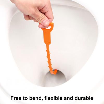 10Pcs Toilet Dredger Unblocker Tool Easy Operation Multi-Purpose Hair Removal Hook Clog Remover Drain Cleaner Tool
