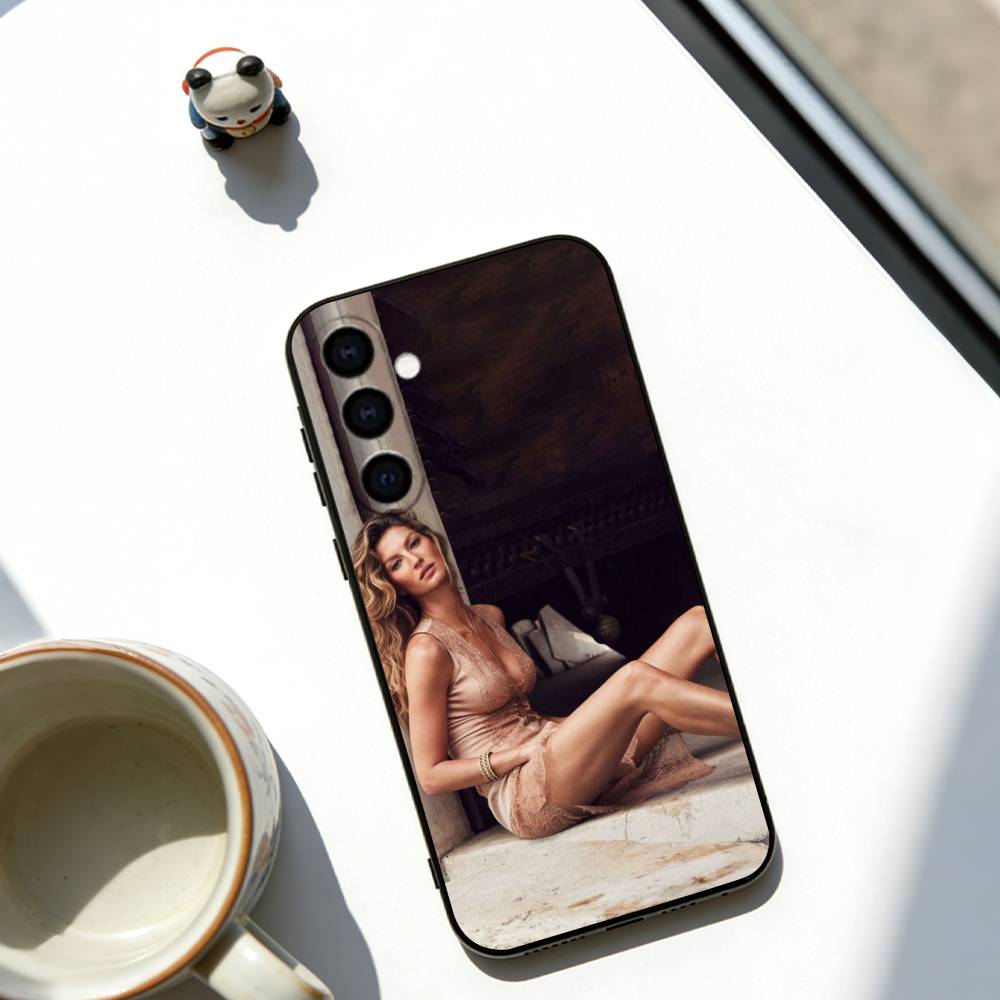 

Чехол для телефона Gisele Bundchen для Samsung Galaxy A73, A72, A71, A70, A53, A52, A51, Другие Мягкий Черный Чехол Samsung a30 a20