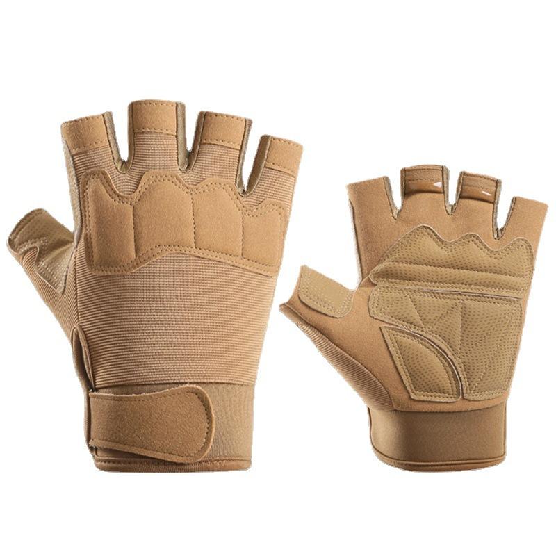 Tactical Half-finger Gloves Military Fans Men and Women Outdoor Sports Mountaineering and Cycling Training Field Anti Slip Performance Fitness Gloves