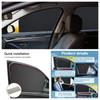 Magnetic Car Window Sunshade Cover Summer Uv Protection Car Side Front Rear Window Mesh Curtain Protector Cover Auto Accessories